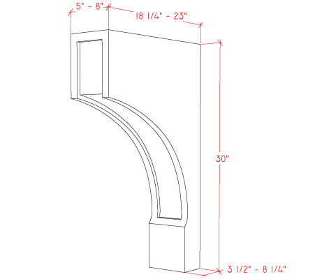 Cast stone 702 brackets specifications