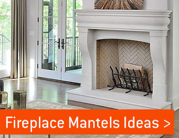 Get inspired... Browse through our portfolio of cast stone mantels...