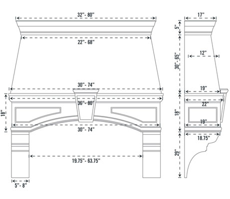 2020 range hoods specifications