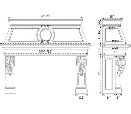 2021 range hoods specifications